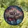 Wildlife Art Admirers' Intricate Tiffany Stained Glass Hippo Family River Mosaic Indigo Blue Violet Peach Stained Glass Suncatcher - 1