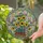 Art Lovers' Tiffany Style Stained Glass Floral Bouquet with Sunflowers, Books, Garden Path & Jewel Tones Stained Glass Suncatcher - JO5J3B6RWn