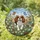 Cavalier King Charles Spaniel Lovers' Joyful Tiffany Stained Glass Dog Meadow & Butterflies Stained Glass Suncatcher - 1