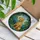 Dog Lovers' Intricate Tiffany Stained Glass Labrador Profile Golden Blue Teal Mosaic Stained Glass Suncatcher - -hJYJ4Q0DG