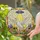 Whimsical Art Lovers' Vibrant Tiffany Stained Glass Goose UFO Abduction Floral Mosaic Stained Glass Suncatcher - 2