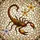 Intricate Art Lovers' Bold Tiffany Style Stained Glass Scorpion, Radiant Stars & Jewel Tone Mosaic Stained Glass Suncatcher - 5