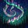 Stargazer's Glowing Tiffany Stained Glass Northern Lights Forest Cosmic Mosaic Stained Glass Suncatcher - 5