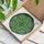 Art Lovers' Vibrant Tiffany Stained Glass Clover Mandala Emerald Teal Cream Botanical Mosaic Stained Glass Suncatcher - 3