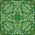 Art Lovers' Vibrant Tiffany Stained Glass Clover Mandala Emerald Teal Cream Botanical Mosaic Stained Glass Suncatcher - 5