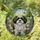 Shih Tzu Lovers' Intricate Tiffany Stained Glass Black White Shih Tzu Wildflower Mosaic Art Stained Glass Suncatcher - 1
