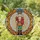 Christmas Enthusiasts' Tiffany Style Stained Glass Nutcracker Gold Red Blue Floral Mosaic Stained Glass Suncatcher - GBrhO6x7Gm