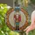 Christmas Enthusiasts' Tiffany Style Stained Glass Nutcracker Gold Red Blue Floral Mosaic Stained Glass Suncatcher - ergCgqTy5H