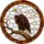 Nature Lovers' Detailed Stained Glass Bald Eagle Tiffany Style Golden Amber Brown Mosaic Art Stained Glass Suncatcher - 5