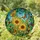 Cat Lovers' Vibrant Jewel Tone Sunflower Cat Stained Glass Garden Pattern Stained Glass Suncatcher - 1