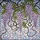 Art Lovers' Tiffany-Inspired Cascading Wisteria Jewel Tone Floral Mosaic Stained Glass Suncatcher - 5