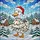 Holiday Art Lovers' Jewel Tone Tiffany Stained Glass Duck Christmas Lights Winter Scene Stained Glass Suncatcher - 5