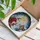 Holiday Enthusiasts' Detailed Tiffany Stained Glass Santa Child Radiant Star Holly Mosaic Stained Glass Suncatcher - KvvLFnQnyQ
