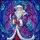 Holiday Art Collector Vibrant Stained Glass Santa Purple Angel Wing Teal Celestial Winter Floral Mosaic Stained Glass Suncatcher - 5