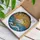 Coastal Enthusiasts' Detailed Stained Glass Pelican Seascape Art Vibrant Blue Teal Orange Purple Sunset Mosaic Stained Glass Suncatcher - 3