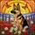 German Shepherd Lovers' Tiffany Stained Glass Dog Art: Poppies, Lupines, Butterflies, Sunset Sky Stained Glass Suncatcher - 5