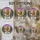 Holiday Horse Lovers' Vibrant Stained Glass Golden Horse Christmas Wreath Snowy Cabin Jewel Tone Mosaic Stained Glass Suncatcher - 4