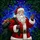 Holiday Decor Lovers' Detailed Stained Glass Santa, Crimson Emerald Sapphire Tiffany Jewel Tones, Starry Winter Night Mosaic Stained Glass Suncatcher - 5