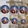 Holiday Decor Lovers' Detailed Stained Glass Santa, Crimson Emerald Sapphire Tiffany Jewel Tones, Starry Winter Night Mosaic Stained Glass Suncatcher - mnkF1c-ZEg