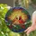 Art Lovers' Tiffany Style Red Cardinal Birds Winter Forest Mosaic Jewel Tone Pattern Stained Glass Suncatcher - 2