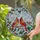 Nature Lovers' Tiffany Stained Glass Northern Cardinals Winter Jewel-Toned Mosaic Stained Glass Suncatcher - DIiUCbZ83o