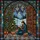 Book Lovers' Tiffany Stained Glass Reader Gothic Window Teal Indigo Amber Art Stained Glass Suncatcher - 5