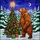 Festive Nature Lovers' Tiffany Stained Glass Bear Christmas Tree Winter Forest Mosaic Jewel Tones Stained Glass Suncatcher - 5