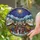 Christmas Lovers' Intricate Stained Glass Winter Market Village & Golden Star Mosaic Stained Glass Suncatcher - qwmnGmraDE