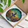 Ballet & Fantasy Art Lovers' Intricate Tiffany Stained Glass Castle Ballerina Jewel Tone Mosaic Stained Glass Suncatcher - 3