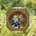 Traditional Art Lovers' Stained Glass Holy Family Tiffany Jewel Tones Ornate Floral Nativity Scene Deep Blue Gold Stained Glass Suncatcher - 1