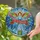 Christmas Enthusiasts' Radiant Stained Glass Angel Rainbow Wings Red Green Blue Merry Christmas Mosaic Stained Glass Suncatcher - yP0AqmJCVt
