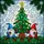 Holiday Enthusiasts' Jewel Tone Stained Glass Christmas Tree Gnomes Winter Snowflake Mosaic Stained Glass Suncatcher - 5