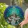 Holiday Art Lovers' Intricate Stained Glass Winter Village Bethlehem Star Jewel Tones Stained Glass Suncatcher - 2