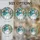Festive Holiday Enthusiasts' Glowing Stained Glass Snowman Evergreen Jewel Tone Mosaic Design Stained Glass Suncatcher - 4