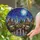 Christmas Art Lovers' Intricate Jewel Tone Stained Glass Village Night Sky Mosaic Stained Glass Suncatcher - AfgNiZodi7