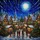Christmas Art Lovers' Intricate Jewel Tone Stained Glass Village Night Sky Mosaic Stained Glass Suncatcher - 5