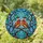 Art Enthusiasts' Tiffany Style Stained Glass Birds Red Orange Blue Green Berries Edge-to-Edge Mosaic Stained Glass Suncatcher - 1