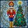 Holiday Enthusiasts' Intricate Tiffany Stained Glass Nutcracker Christmas Tree Jewel Tone Mosaic Stained Glass Suncatcher - 5