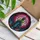 Gothic Art Lovers' Stained Glass Haunted Castle, Eerie Forest, Luminous Moon, Vibrant Jewel Tones, Edge-to-Edge Mosaic Stained Glass Suncatcher - 3