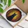 Cat Lovers' Majestic Black Cat Stained Glass Art Mosaic Fiery Sunset Sky Luminous Yellow Eyes Tree Branches Stained Glass Suncatcher - hg8RaT4qQ5