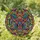 Fantasy Art Enthusiasts' Intricate Stained Glass Monster Jewel Tone Thorn Mosaic Stained Glass Suncatcher - 1