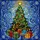 Holiday Enthusiasts' Tiffany Style Stained Glass Christmas Tree Design, Jewel Tone Ornaments & Gifts, Emerald Ruby Sapphire Amber Snowflake Mosaic Stained Glass Suncatcher - 5