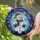 Holiday Enthusiasts' Vibrant Tiffany Style Snowman & Snowflake Winter Mosaic Edge-to-Edge Design Stained Glass Suncatcher - 2