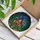 Fantasy Art Lovers' Tiffany Stained Glass Witch House Enchanted Forest Jewel Tone Autumn Glow Stained Glass Suncatcher - 3