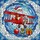 Christmas Lovers' Tiffany Style Stained Glass Santa Biplane Winter Sky Mosaic Red Blue Stained Glass Suncatcher - 5
