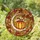 Autumn Lovers' Tiffany Stained Glass Luminous Pumpkin Iridescent Crescent Moon Amber Floral Mosaic Stained Glass Suncatcher - 1