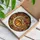 Autumn Lovers' Tiffany Stained Glass Luminous Pumpkin Iridescent Crescent Moon Amber Floral Mosaic Stained Glass Suncatcher - 3