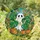 Autumn Art Lovers' Jewel Tone Stained Glass Friendly Ghost Monstera Garden Stained Glass Suncatcher - 1