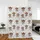 Cute Chibi Calf Cowboy Cowgirl Western All-Over Pattern in White, Blue, Brown, Yellow Quilt Bedding Set - 2
