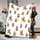 Whimsical Cartoon Cowboy Bear Pattern: Brown Bears, Blue Overalls, Red Bandanas, Yellow Stars Quilt Bedding Set - 1